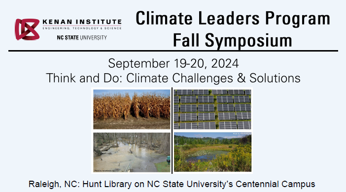 Climate Leaders Program Fall Symposium September 19-20, 2024